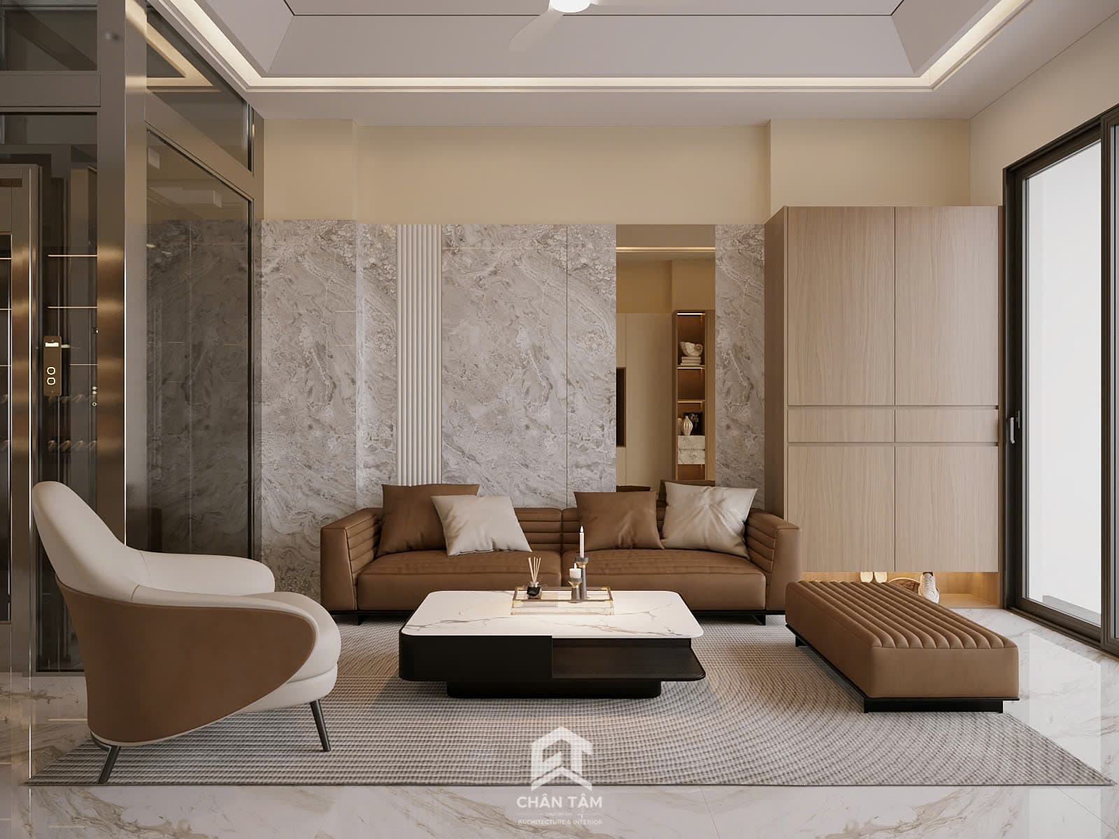 Thiết kế nội thất Nhà phố anh Bình
