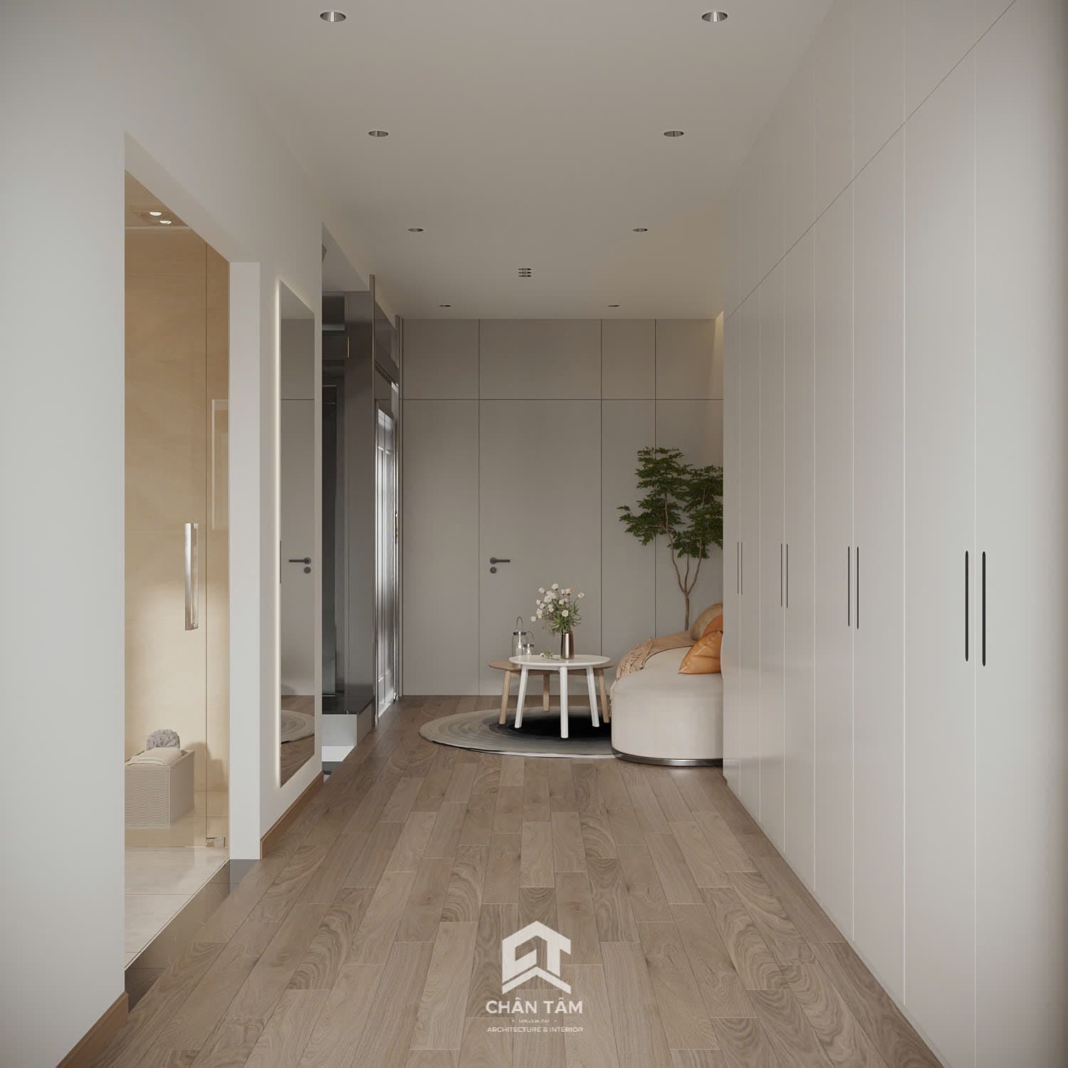 Mẫu phòng ngủ con gái phong cách Hiện đại (Modern) tại Nhà phố anh Bình - Hình 2
