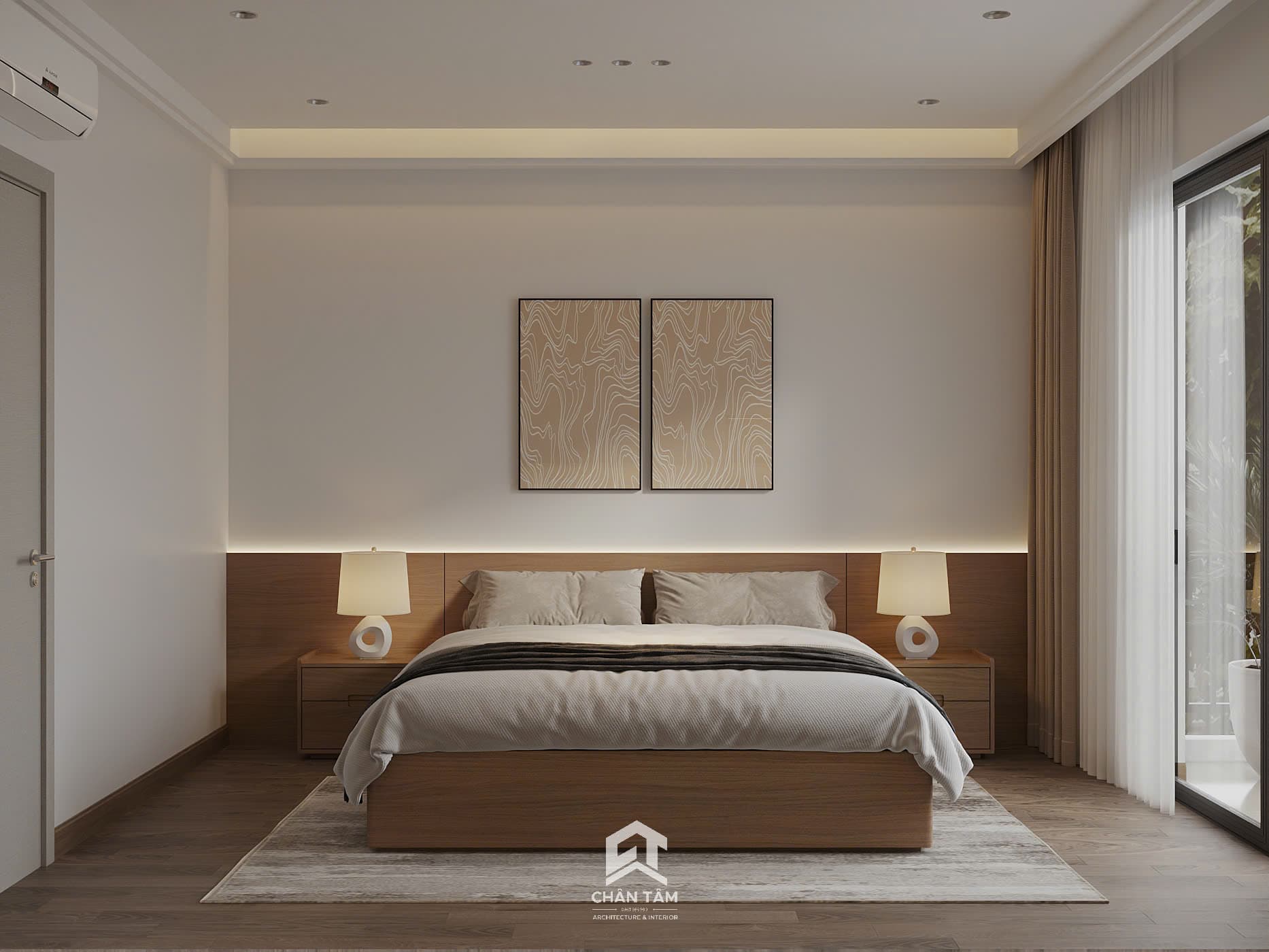 Mẫu phòng ngủ con gái phong cách Hiện đại (Modern) tại Nhà phố anh Bình - Hình 3