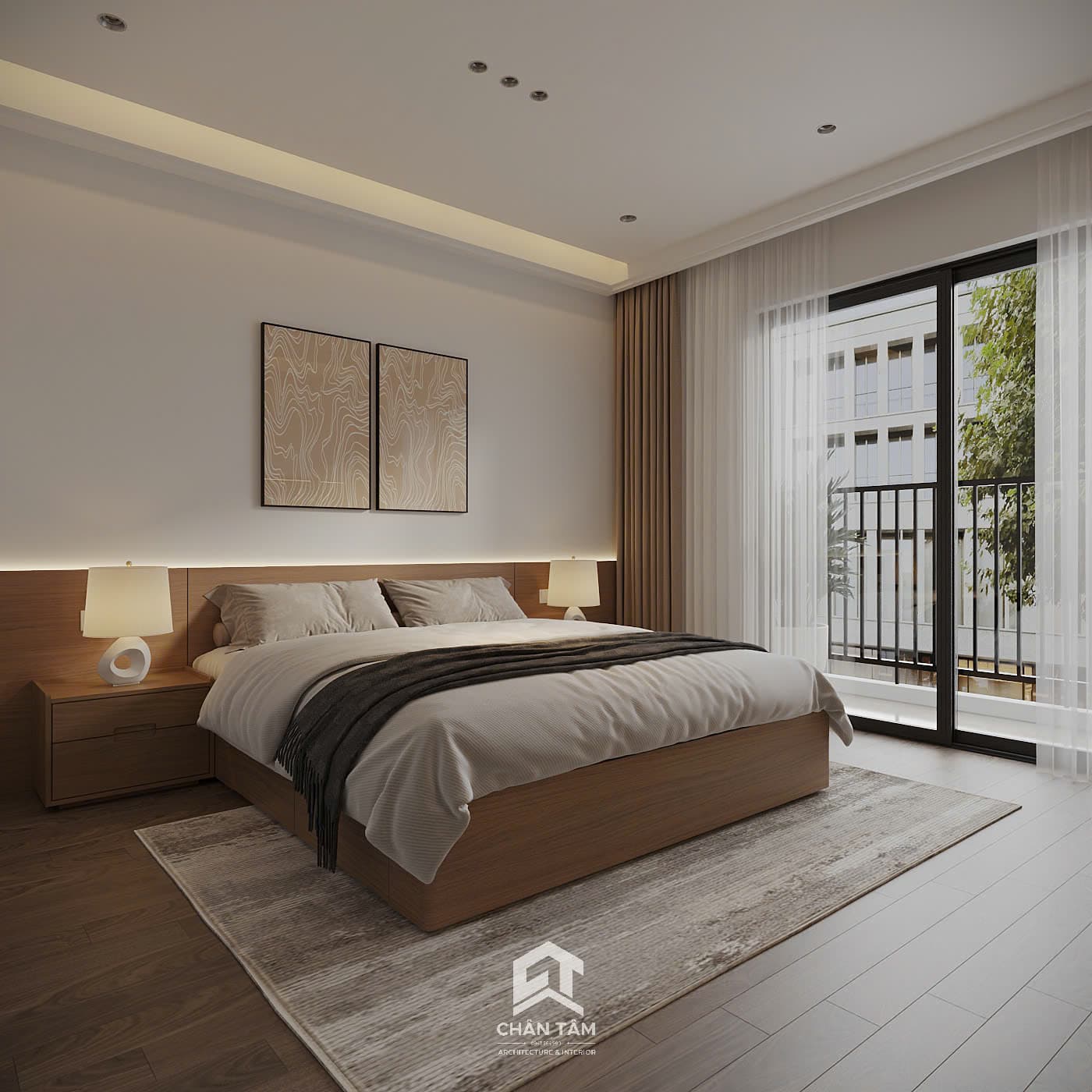 Mẫu phòng ngủ con gái phong cách Hiện đại (Modern) tại Nhà phố anh Bình - Hình 4