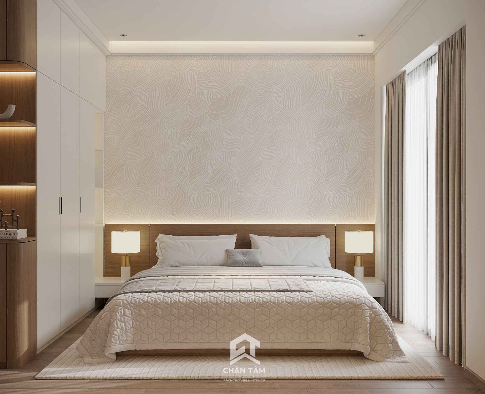 Mẫu phòng ngủ trẻ em phong cách Hiện đại (Modern) tại Nhà phố anh Vượng - Hình 1