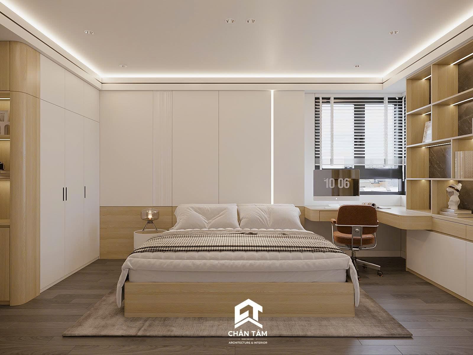 Mẫu phòng ngủ con 2 phong cách Hiện đại (Modern) tại Căn hộ anh Cường - Hình 1