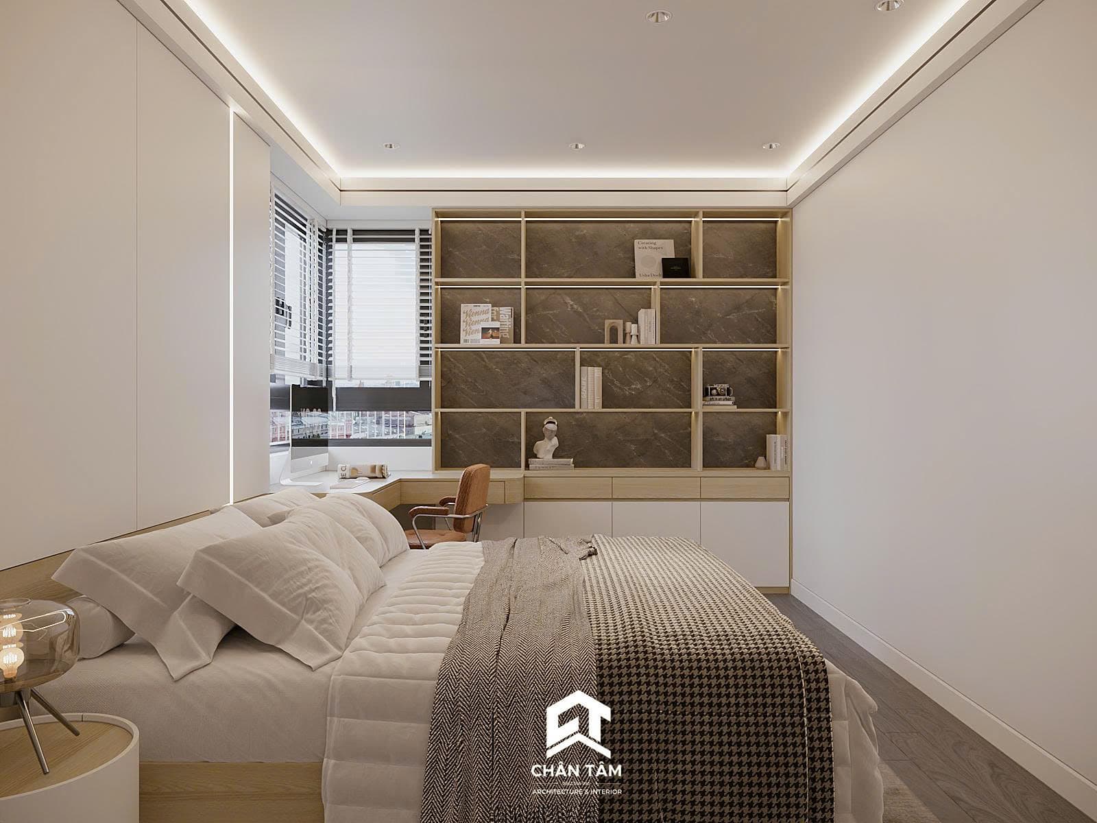 Mẫu phòng ngủ con 2 phong cách Hiện đại (Modern) tại Căn hộ anh Cường - Hình 4