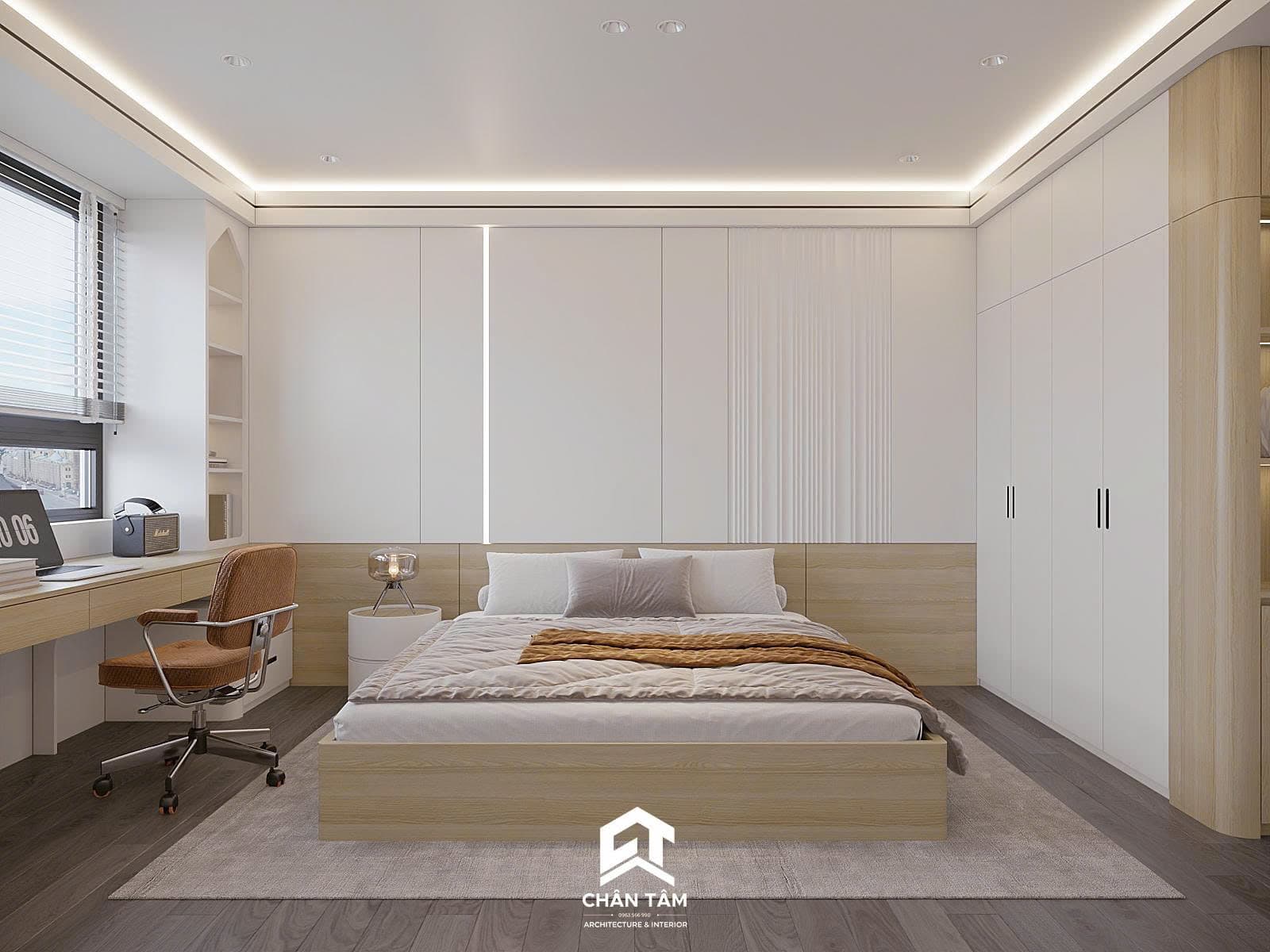 Mẫu phòng ngủ con 1 phong cách Hiện đại (Modern) tại Căn hộ anh Cường - Hình 1